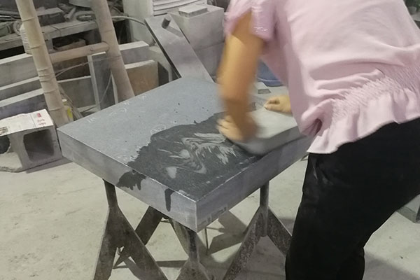 大理石平臺研磨